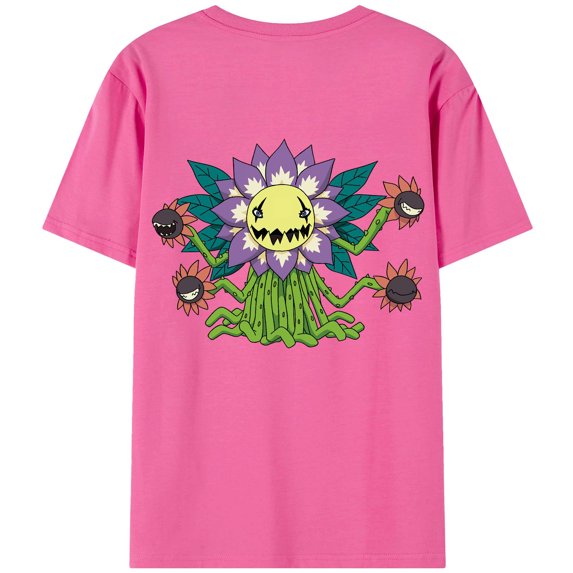 （画像用） Digimon デジタルモンスター/デジモン レディース半袖Tシャツ(バックプリント)